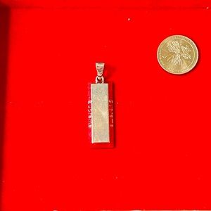 Supreme Silver Bar Pendant |